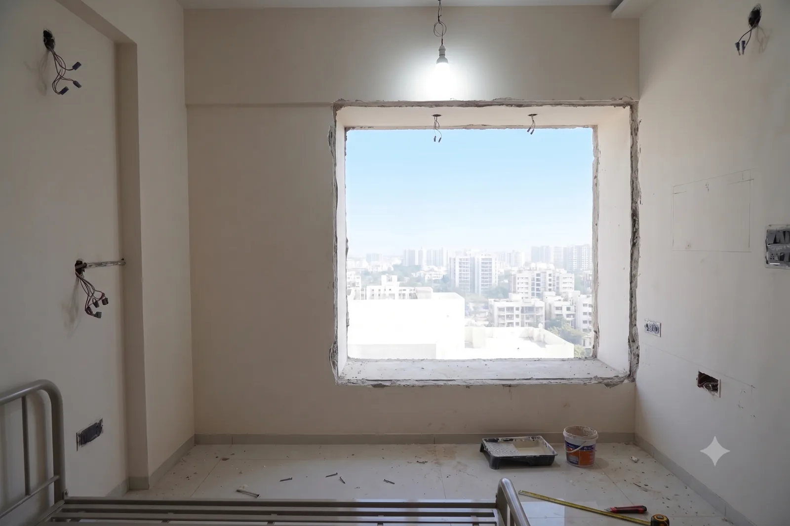 3 BHK · Baner — The children’s room — before