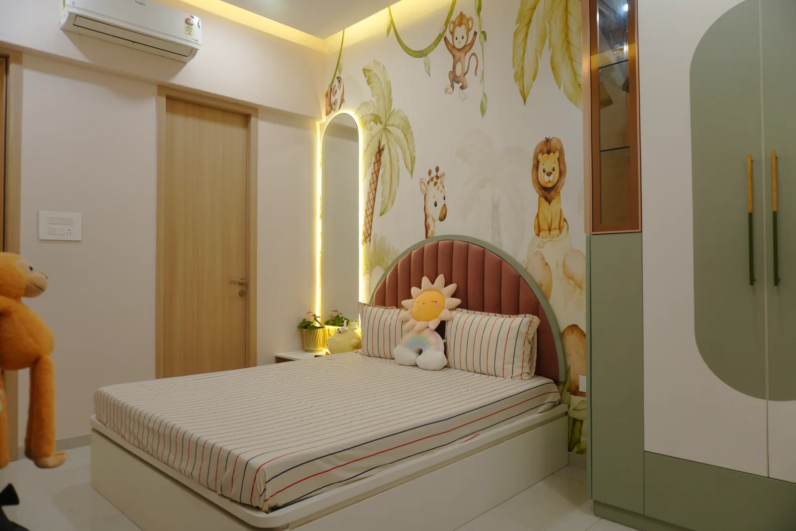 3 BHK · Baner — The second bedroom — after