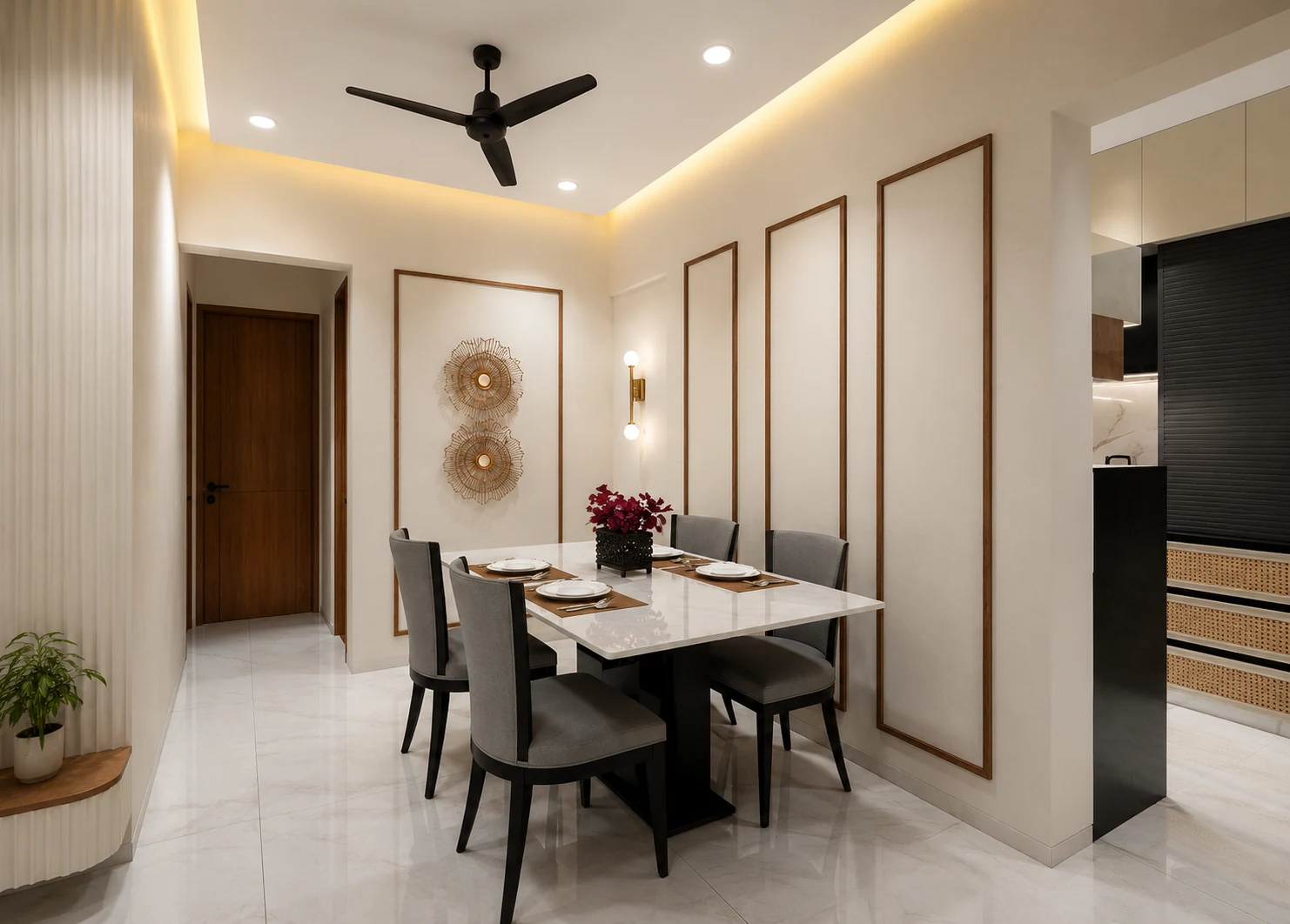 3 BHK · Kohinoor Shangrilla — finished home photo 5