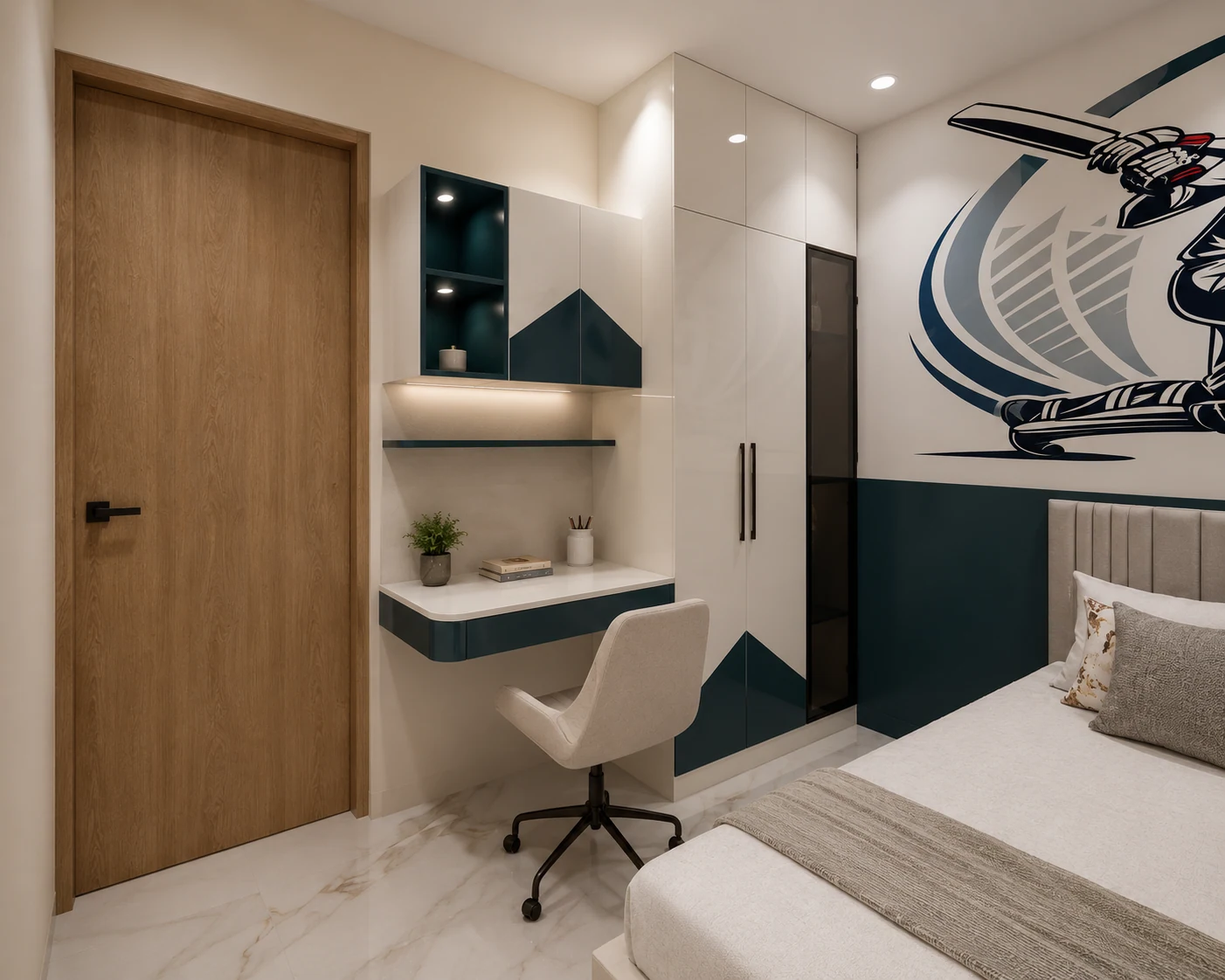 3 BHK · Kohinoor Sapphire — finished home photo 6
