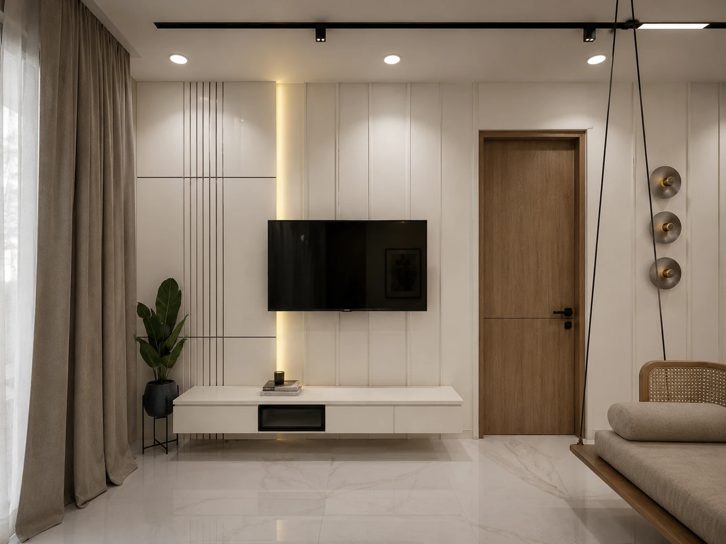 3 BHK · Kohinoor Sapphire — finished home photo 7