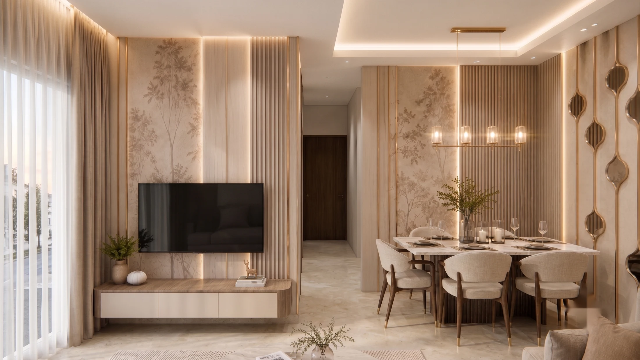 3 BHK · Vision Exotica — finished home photo 3