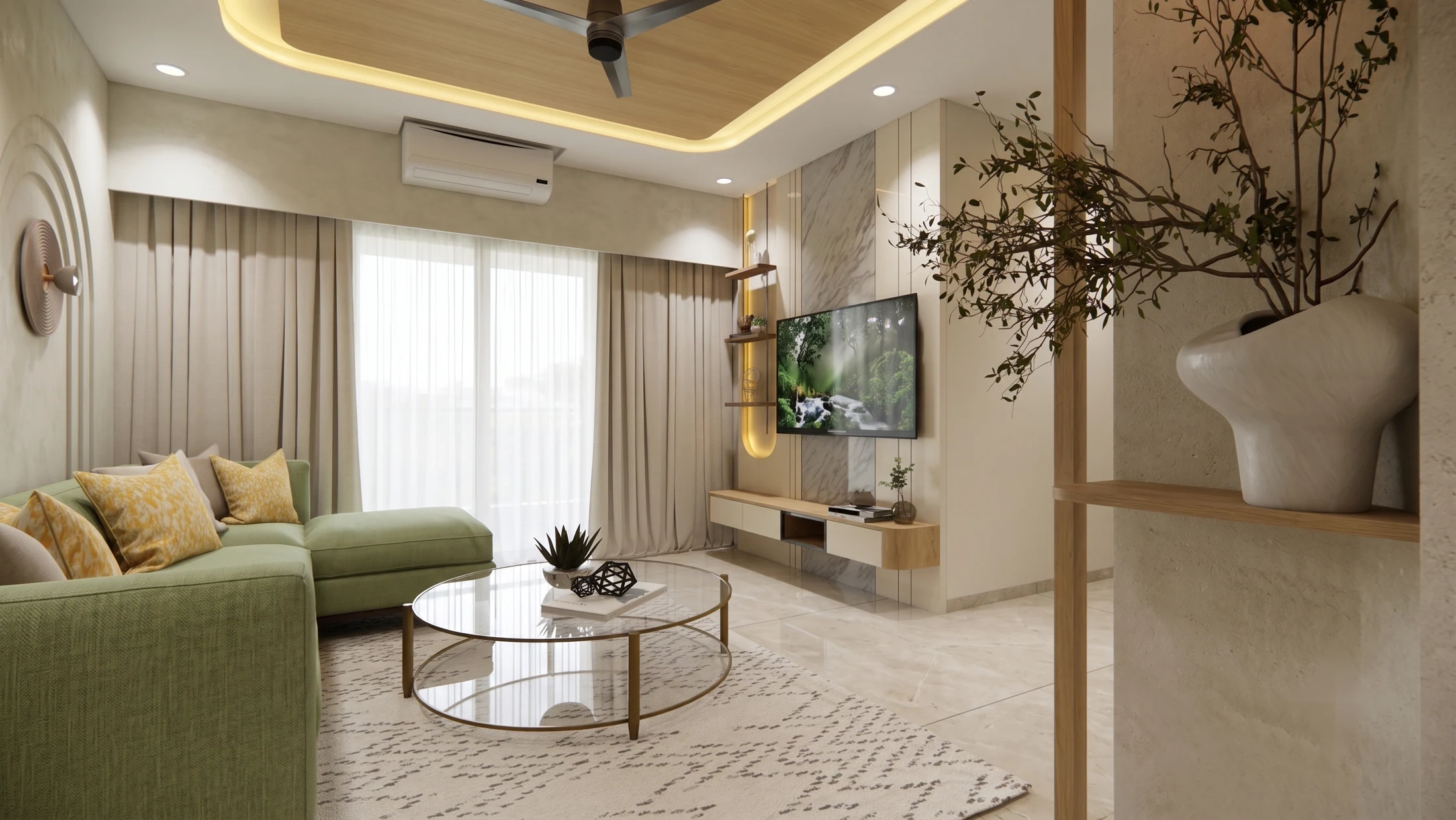 3 BHK · Vision Exotica — finished home photo 6