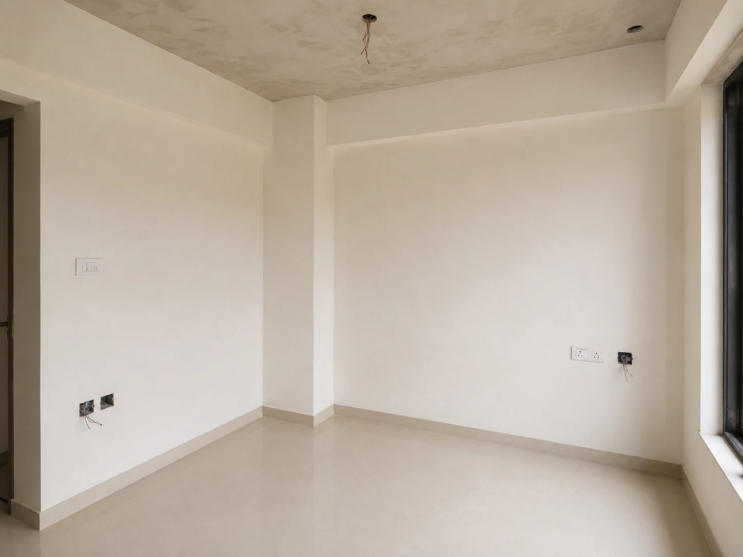 Master bedroom — before and after — before