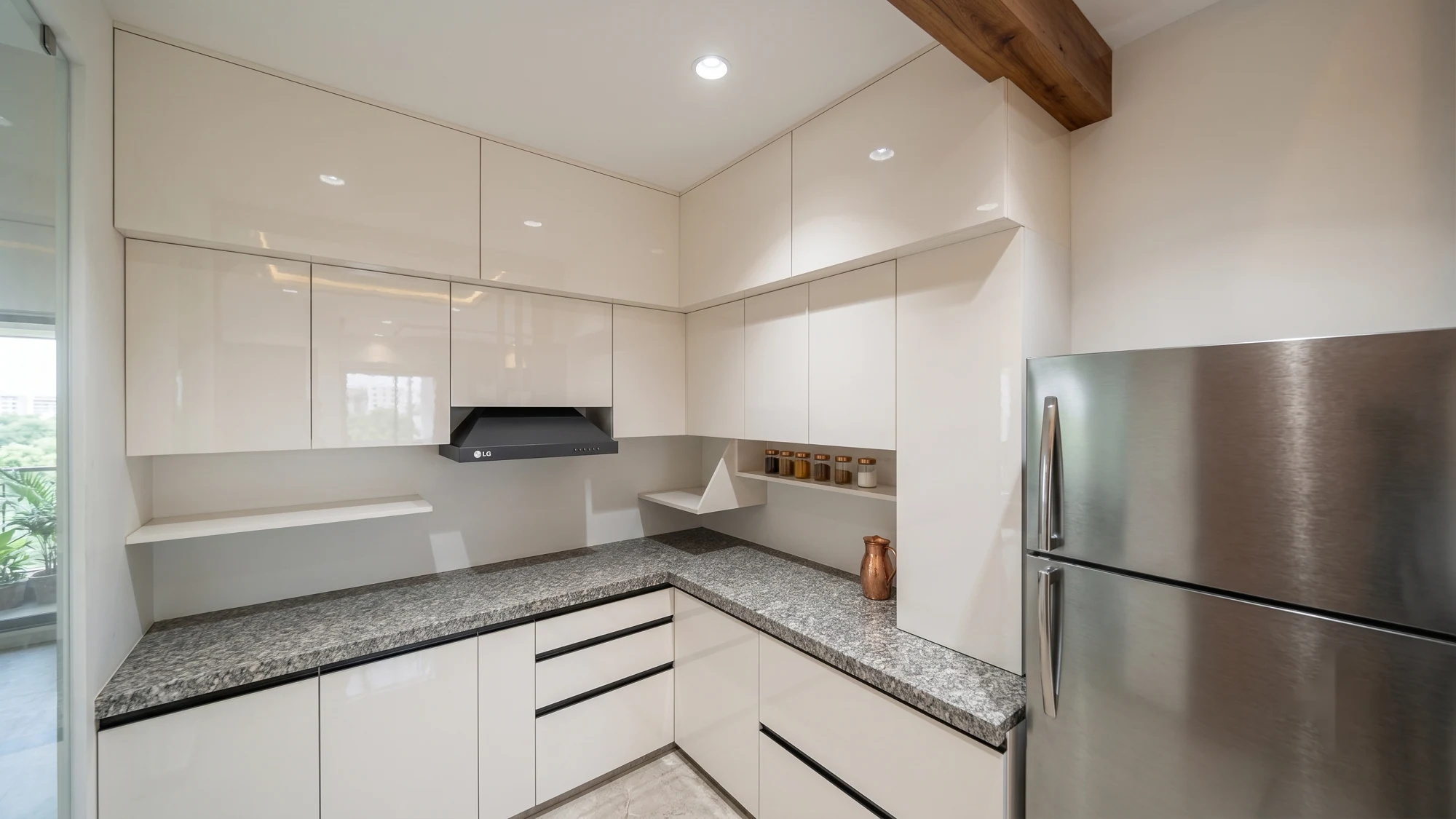 Kitchen — before and after — after