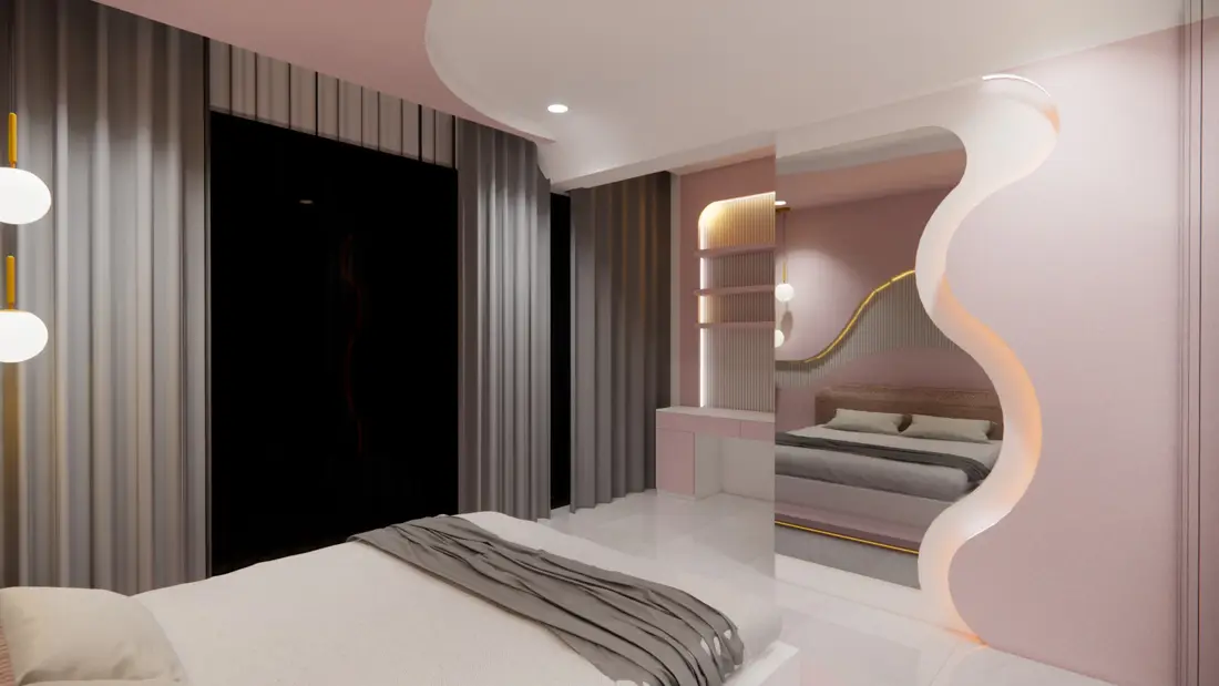 Selected room designs — design render 2