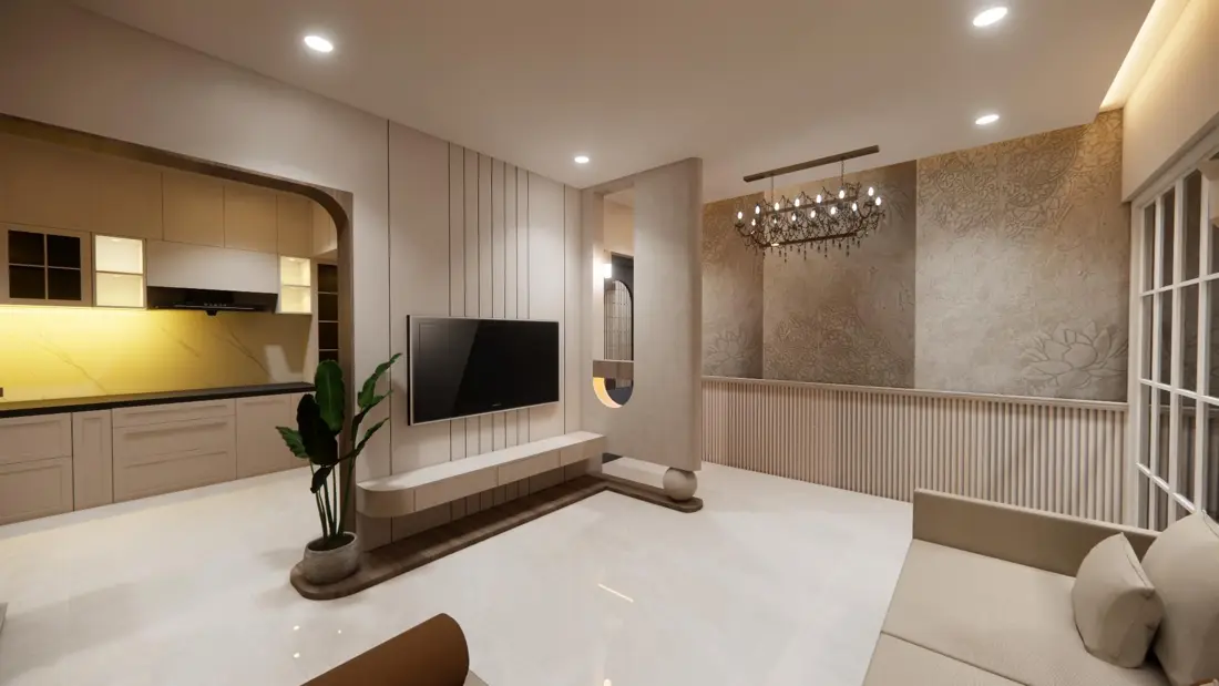 3 BHK · K Ville — design render 5