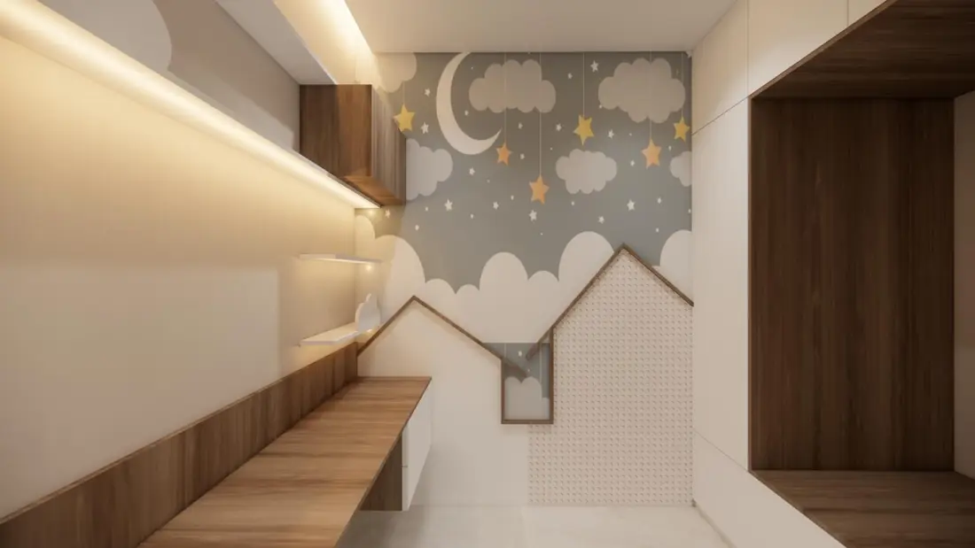 3 BHK · K Ville — design render 21