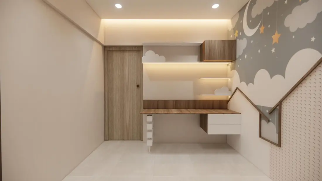 3 BHK · K Ville — design render 22